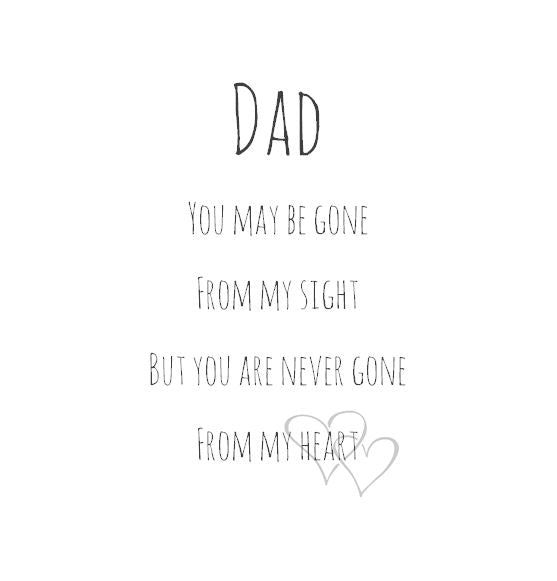 Dad - never gone from my heart